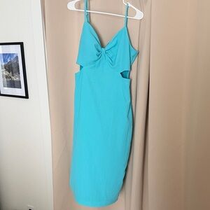 Guess Turquoise Dress with cutouts